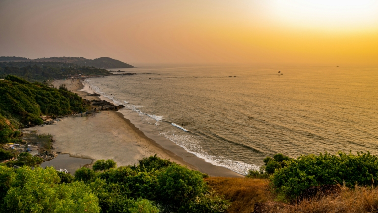 Goa beach view