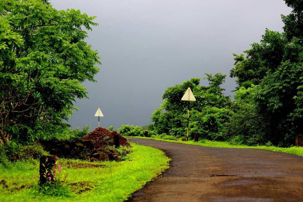 post monsoon landscape in india