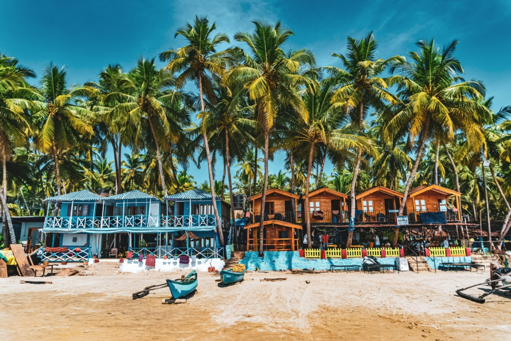 popular shacks and beaches in goa