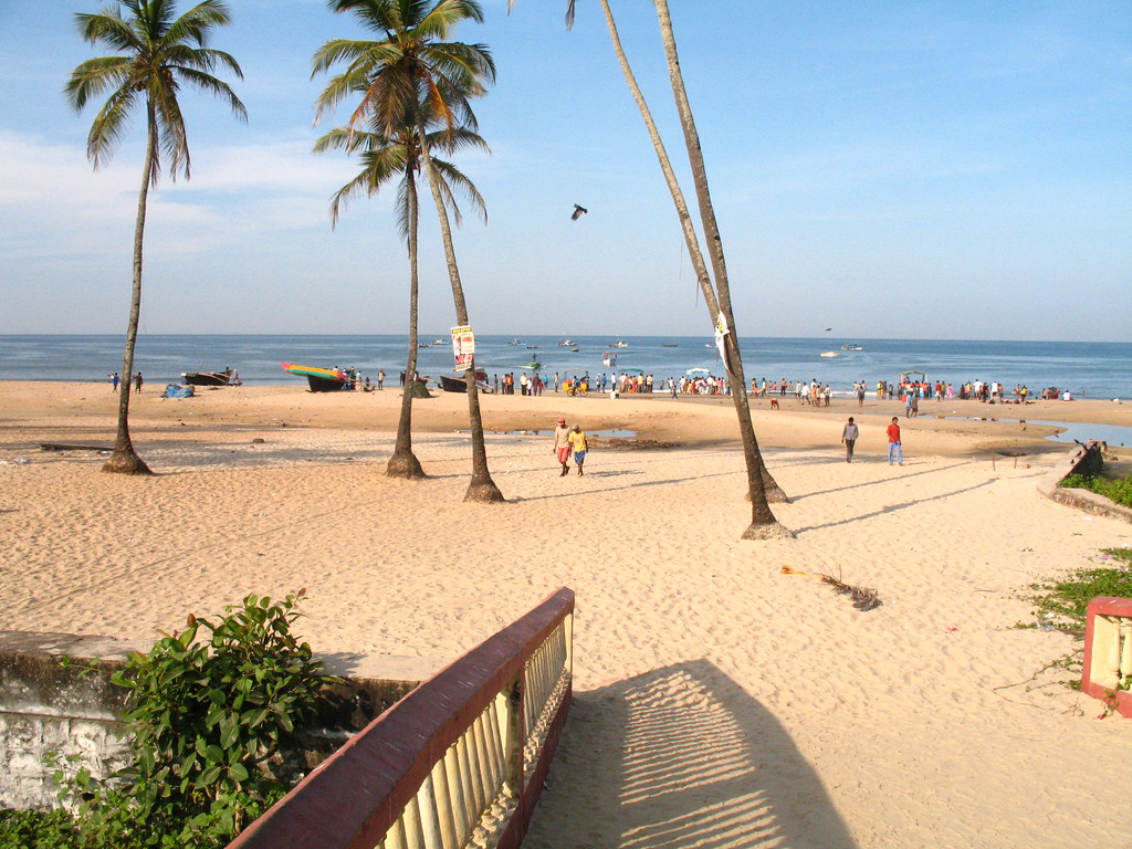 Colva beach in Goa