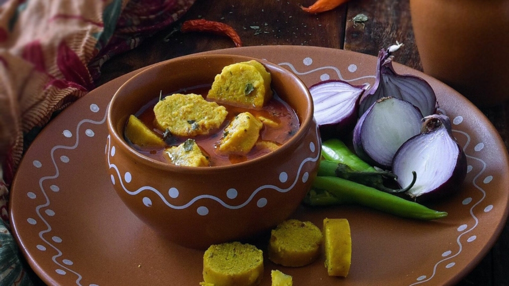 Gatte Ki Sabzi, Mewari Cuisine 