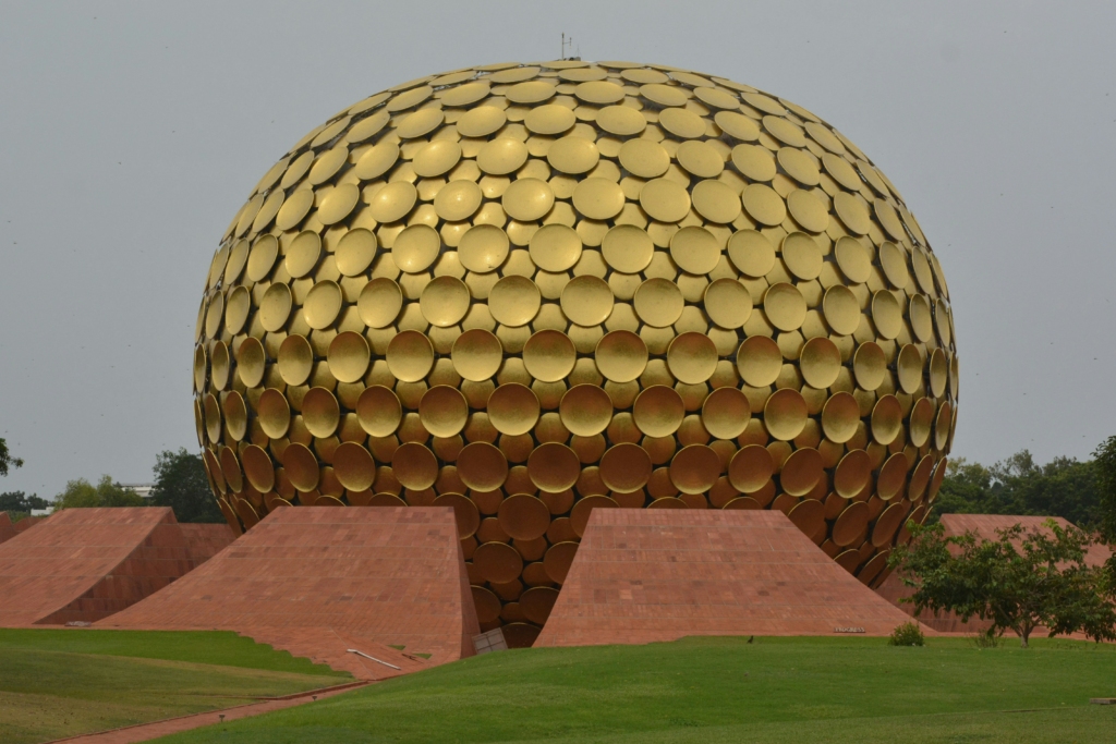 auroville matrimandir - one of the places to visit in pondicherry