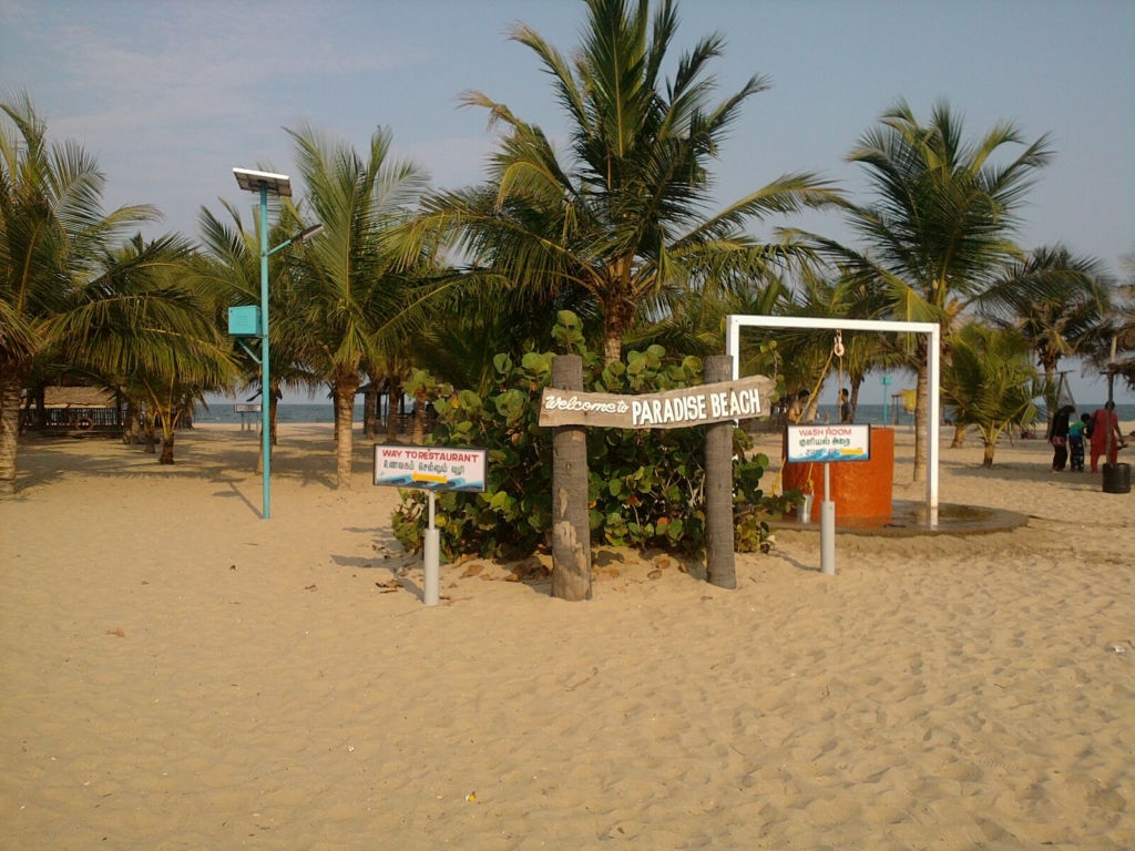 Paradise Beach in Pondicherry