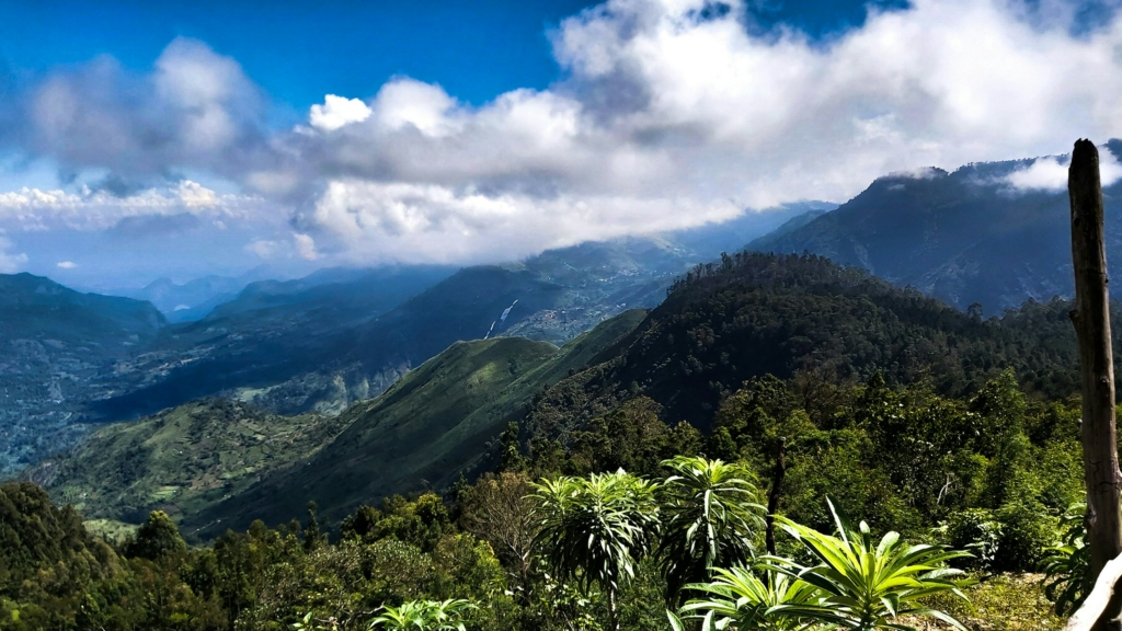 View from Kodaikanal hills