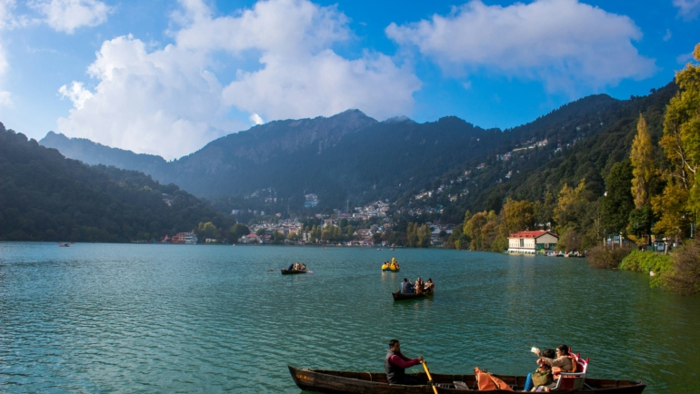 nainital lake, one of the best places to visit in india in october november december