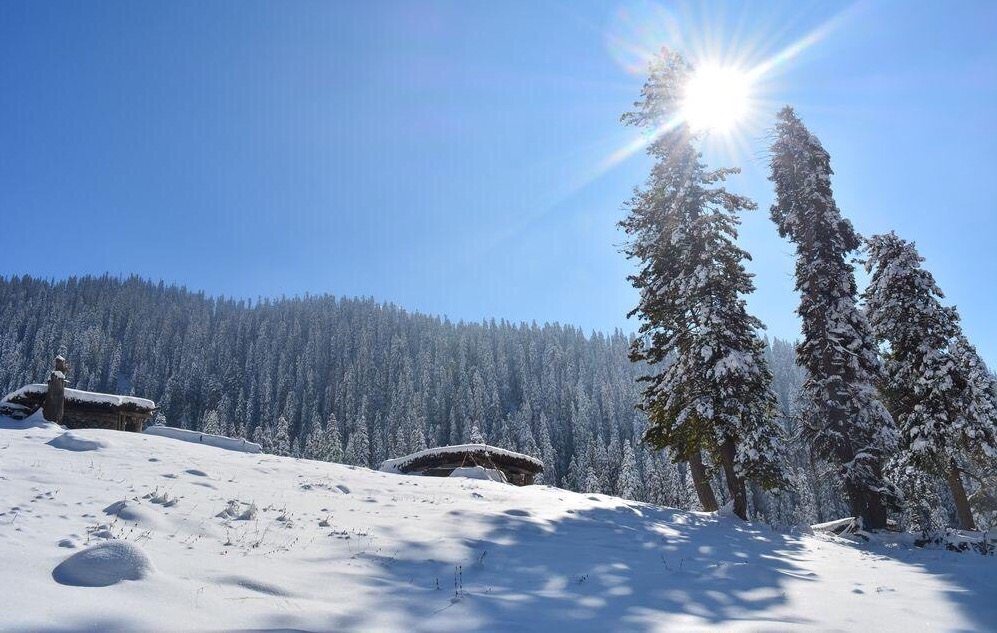 Winter in Pahalgam in December