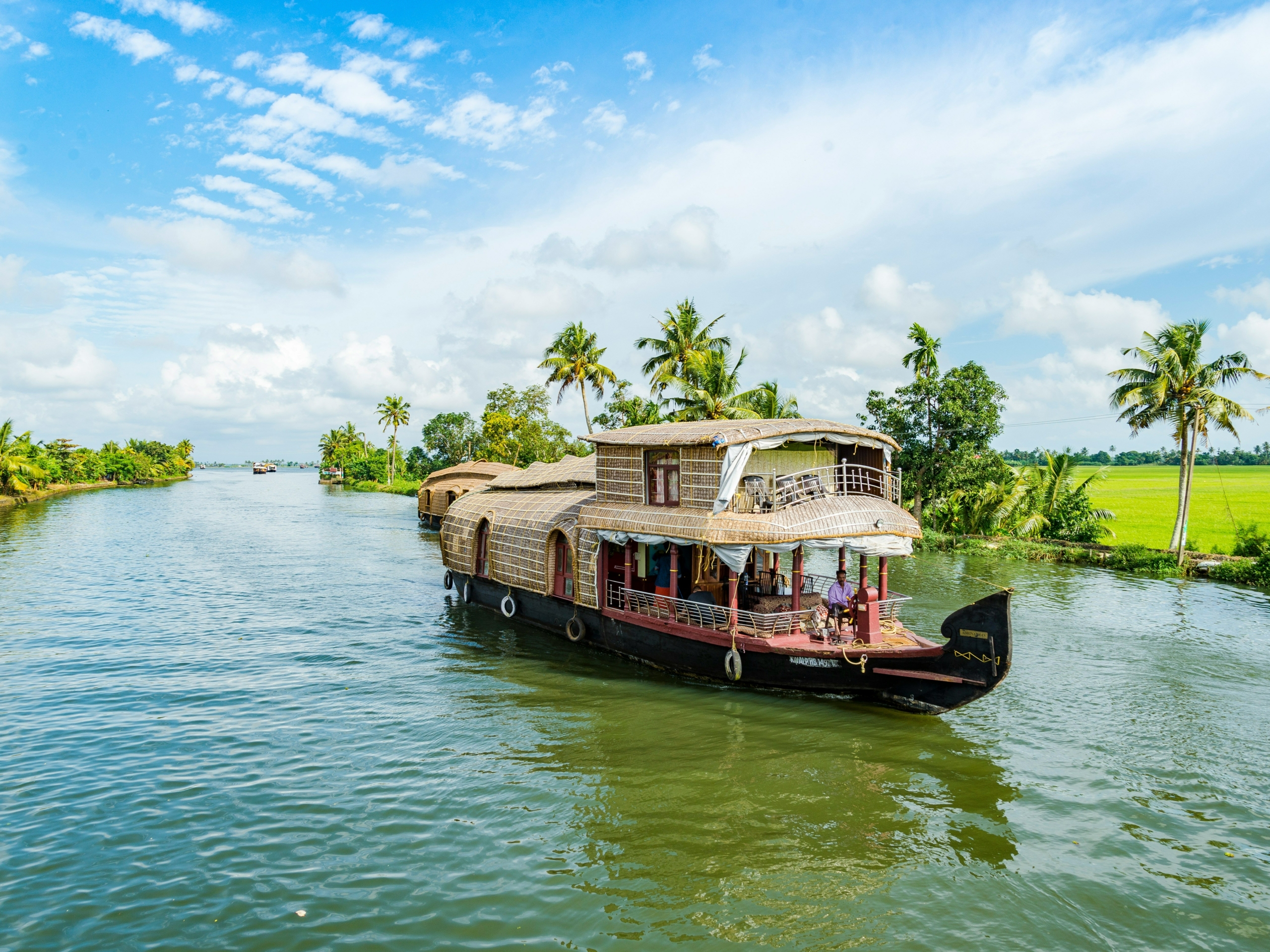 houseboats in Kerala, a best thing to do in Alleppey
PC: Abhishek Prasad https://unsplash.com/photos/brown-wooden-boat-on-body-of-water-during-daytime-ii0oWs5abCo
