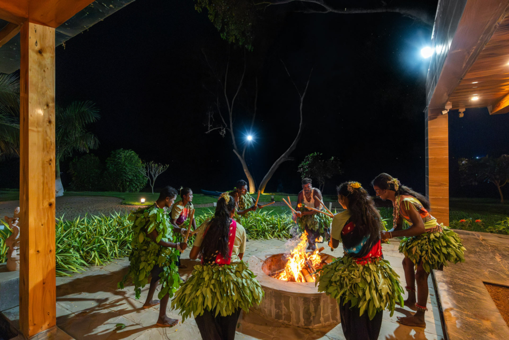 Tribal dance at this homestay in Kabini 