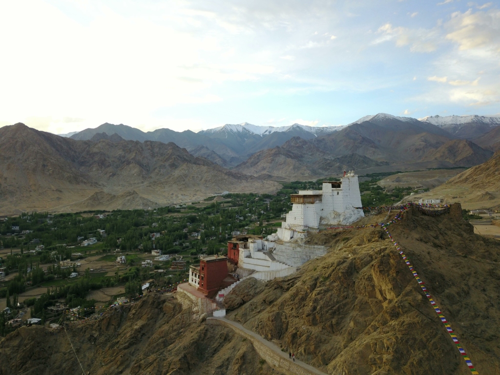 Namgyal Monastery, one of the best places to visit in Dharamshala.
PC: ArtHouse Studio - https://www.pexels.com/photo/drone-shot-of-namgyal-tsemo-monastery-5014888/