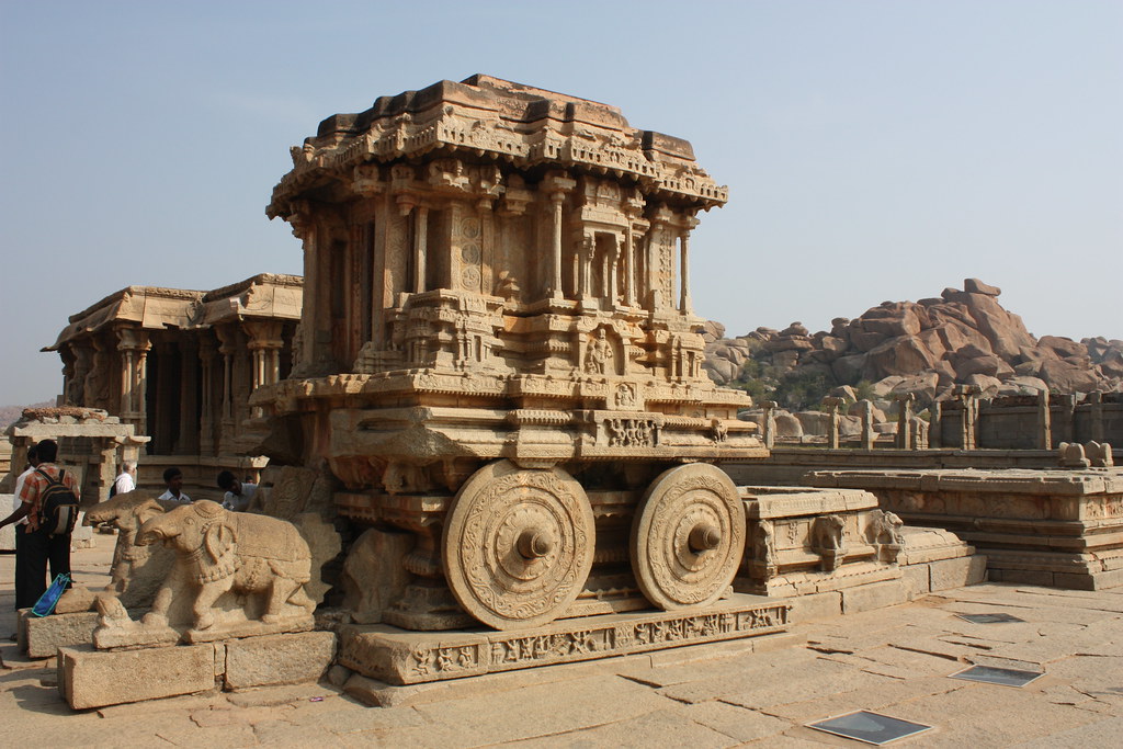 visit hampi in winter one of the wonderful places to travel solo in india 

PC: Arian Zwegers via Flickr 
https://www.flickr.com/photos/azwegers/6337304059