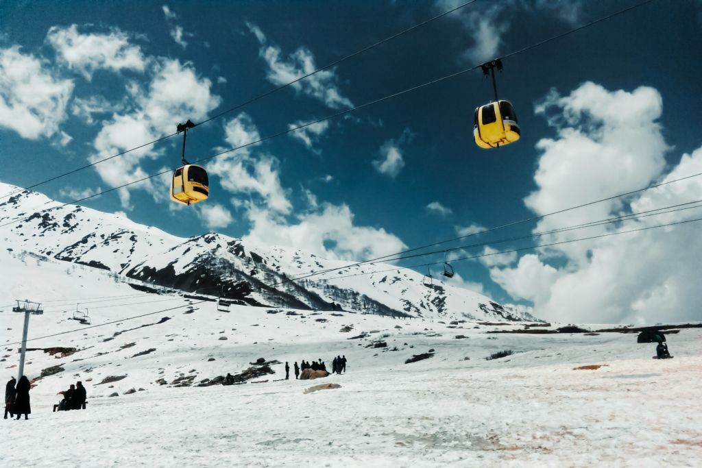 chairlift in Gulmarg, cable car 