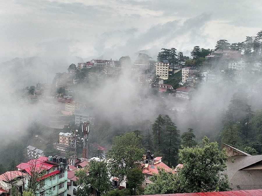 The beauty of Shimla during rains