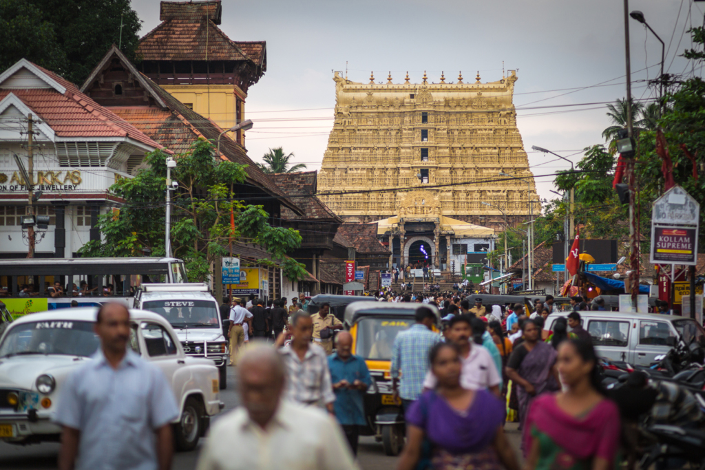 Shree Padmanabhaswamy Temple from outside