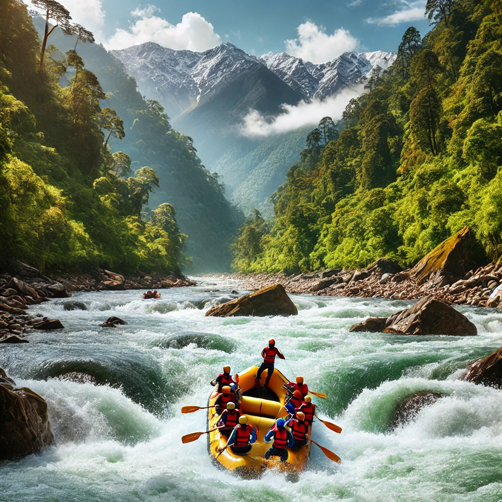 river rafting in gangtok sikkim