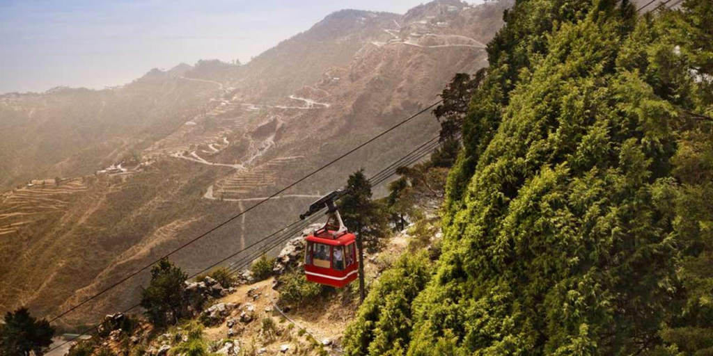 cable car ride while you travel to mussoorie