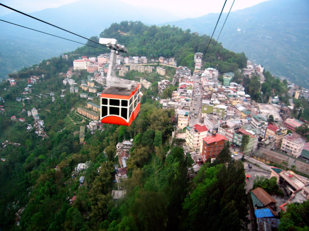 cable car is one of the best things to do in gangtok