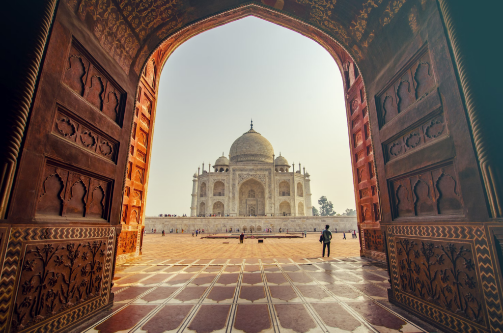 foreign tourist places in india - taj mahal