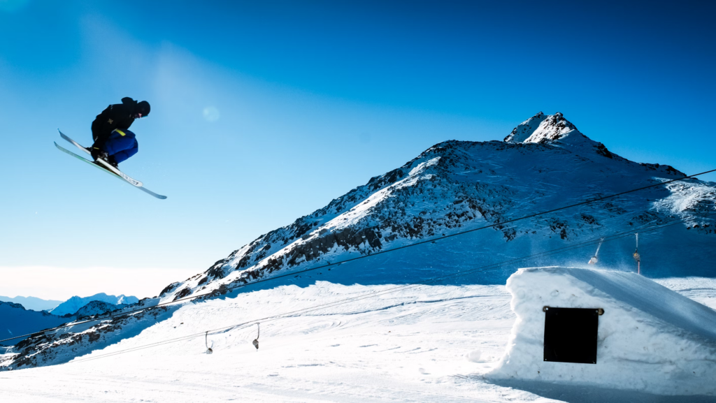 skiing in auli in january