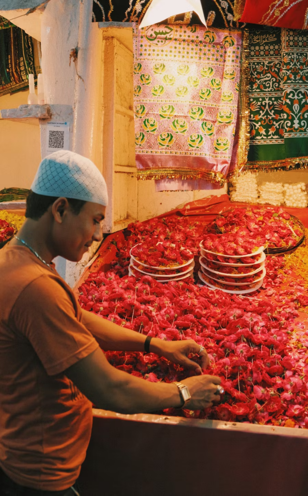 flower market in delhi