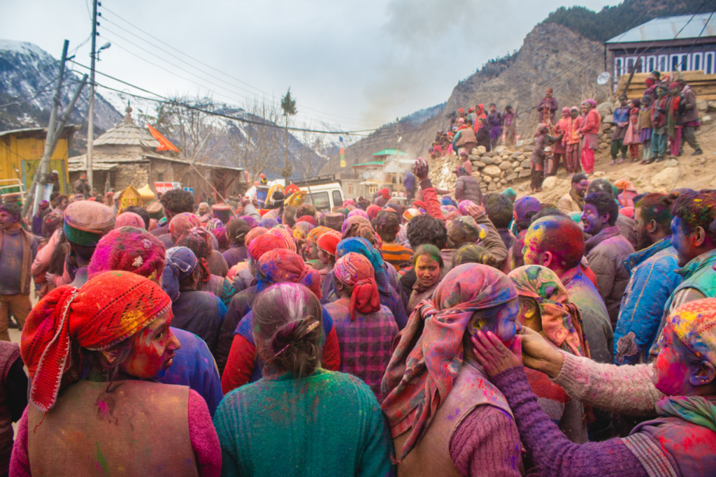 sangla holi in Himachal